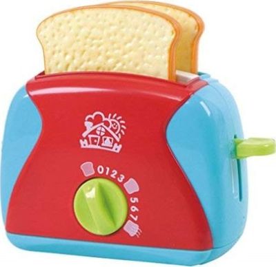 Toster lodër Playgo My Toaster, mekanik, me feta buke, shumëngjyrësh