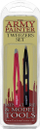 Set pincash Army Painter Tweezers, 2 copë, majë e sheshtë dhe e lakuar, i zi e kuqe