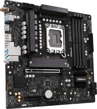 Pлоча Asrock B860M Pro-a WiFi, Intel B860, DDR5, Micro ATX
