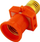 Adapter elektrik për dulie E27, 220-250V, 4A, portokalli
