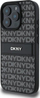 Mbulesë telefoni DKNY PU Leather Repeat Pattern, për iPhone 16 Pro, e zezë