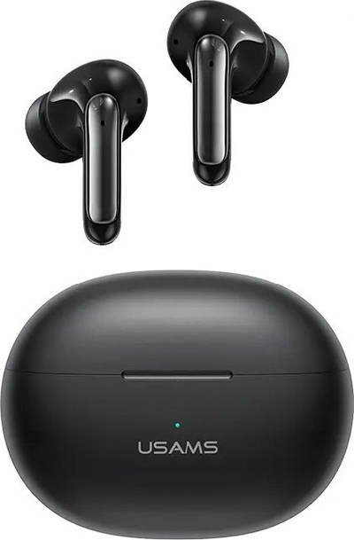 Kufje Bluetooth Usams US-XD19, true wireless, 30 orë, të zeza