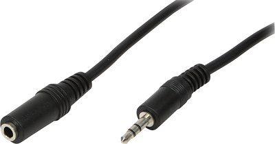 Kabllo audio LogiLink, Jack 3.5mm - Jack 3.5mm, 3m, e zezë