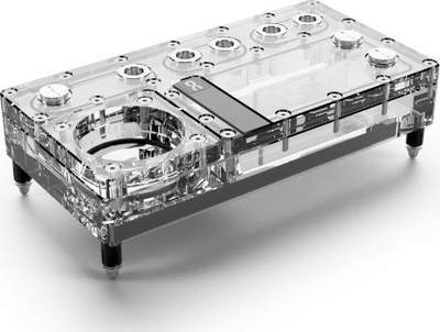 Water block Alphacool 15473, akrilik i tejdukshëm, për ftohje me ujë, transparent