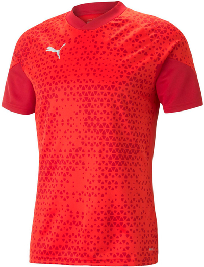 Тренинг блуза Puma TeamCUP, dryCELL, црвено-бела