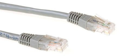Kabllo rrjeti ACT UTP CAT6A IB3415, 15m, RJ45, gri
