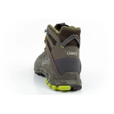 Këpucë trekingu Aku Selvatica Mid Gore Tex M 672 653, membranë Gore Tex, shollë Vibram, gri