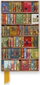 Ditari Bodleian Libraries High Jinks Bookshelves, slimline, kopertinë me efekt metalik, shumëngjyrësh