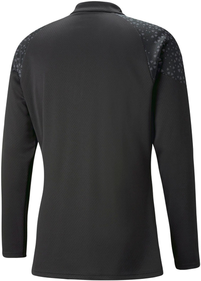 Bluzë sportive Puma Training Quarter Zip, me mëngë të gjata, e zezë