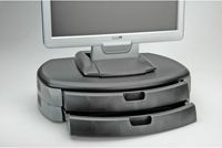 Mbajtëse monitori Value, 27'', 450 x 315 x 110 mm, e hirtë