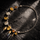 Set Elegant Qafore & Byzylyk me Kristale Champagne