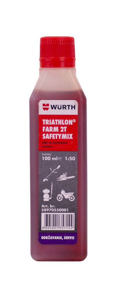 Vaj 2 takt, Würth Triathlon, FARM, SAFETYMIX, 100ml