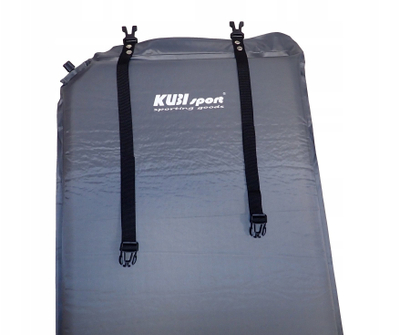Dyshek vetëfryrës për kamping Kubisport, 186 cm, 5 cm, gri e çelët