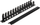 Organizues kabllosh OKR-12, për kabinet RACK 19", 1U, 12 mbajtëse, i zi