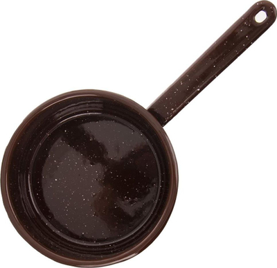 Tigan çeliku me smalt, 14 cm, tradicional, shumëngjyrësh