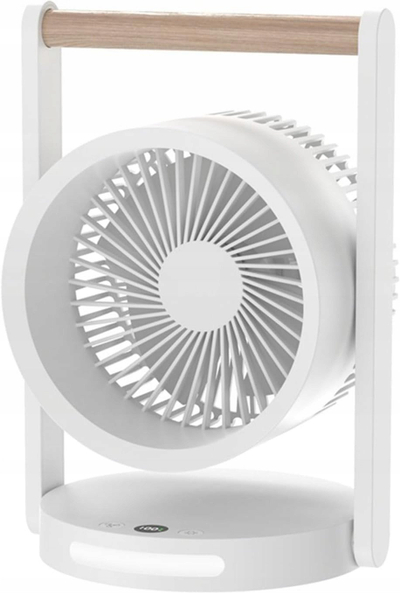 Ventilator tavoline LTC LXWB17, pa kabllo, 5 shpejtësi, i bardhë