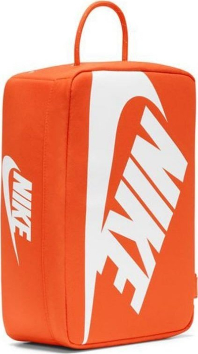 Çantë për këpucë golfi Nike Shoebox, prej tekstili, me rrip, portokalli