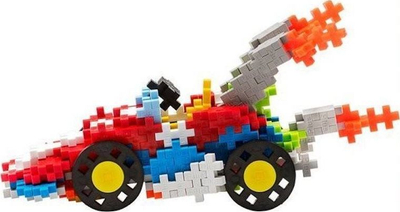 Играчка за градење Плус Плус ГО Микс Едукејшн, 2600 делови, со тркала, шарена