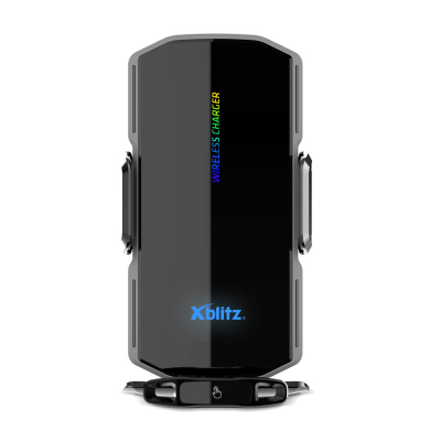 Mbajtëse automatike veture Xblitz FX2, karikim me valë, me adapter veture, e zezë