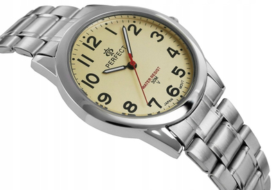 Orë dore Perfect Day PERFECT R50-04, 38mm, çelik inox, argjendtë