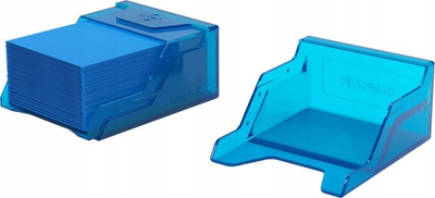 Kuti letra Gamegenic GGS22020, për 50+ karta, transparente, blu