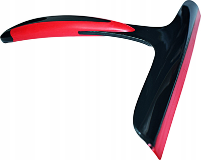 Стругалка за стакло Vespero Standard, 24cm, ергономска рачка, црвено-црна