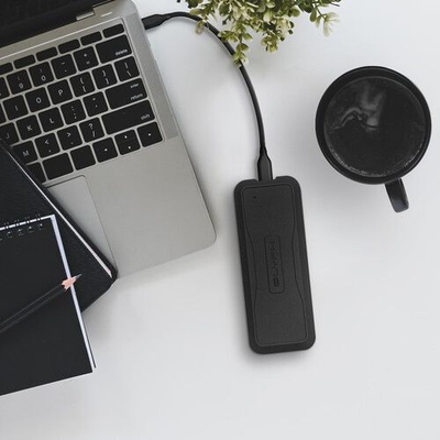 Disk i jashtëm SSD Glyph Atom EV, 2TB, NVMe, i zi