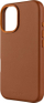 Mbrojtëse telefoni FIXED MagLeather për iPhone 16, MagSafe, lëkurë, kafe