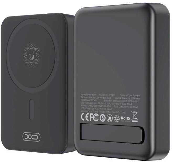 Powerbank magnetik Baseus XO PR231, 10000mAh, 20W, i zi