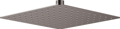 Kokë dushi Deante Cascada, çelik inox, 250x250mm, grafit