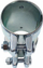 Lidhës tubi TurboWorks Pipe Connector, diametër 51mm, gjatësi 125mm, argjendtë