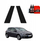 Folie karboni për shtylla GrizzGlass BodyShield, Volkswagen Golf 6 Hatchback, 50 x 30 cm, e zezë