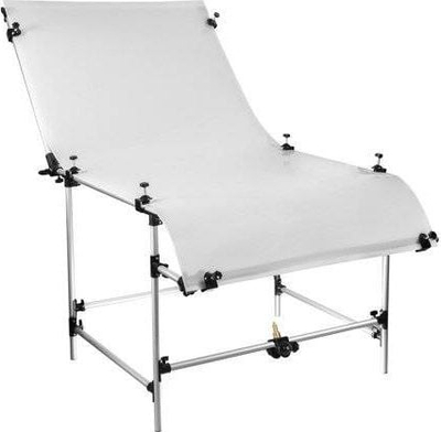 Tavolinë drite GlareOne Light Table 100 x 200 cm, sipërfaqe akrilike, skelet alumini, e bardhë