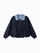 Xhaketë Cozy Navy Check Zip