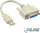 Adapter USB InLine 33101, kompakt, i bardhë