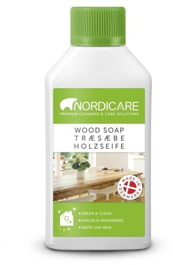 Sapun për dru Nordicare Wood Soap, 250 ml, për mirëmbajtje druri