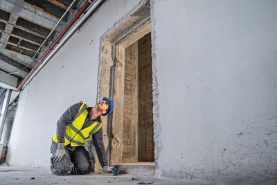 Ласерски далномер Bosch GLM 40-31 Professional, опсег на мерење 40m, светол екран, сина боја