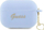 Mbulesë Guess GUAP2LSCHSB për Apple AirPods Pro 2, silikon, me varëse zemër, blu