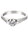 Unaza Troli KRS-088 me kristal, çeliku, 51 mm, për femra