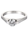 Unaza Troli KRS-088 me kristal, çeliku, 51 mm, për femra
