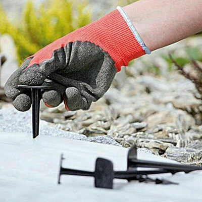 Kunja fiksuese për kopsht Harpoon Peg, 21 cm, plastikë, të zeza