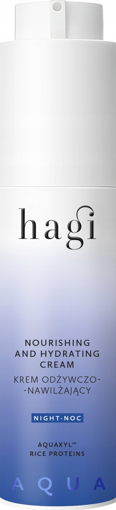 Krem nate Hagi Aqua Zone, për lagie edhe ushqim lëkure, 50 ml