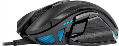 Mi gaming Corsair NIGHTSWORD RGB, me kabllo, 8 butona, i zi