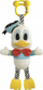 Lodër pelushi Clementoni Disney Baby Donald First Activities, 6+ muajsh, me zile dhe kapëse për karrocë, shumëngjyrëshe
