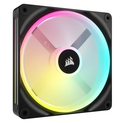 Вентилатор за компјутери CORSAIR QX Series iCUE LINK QX140, 140mm, RGB, црн