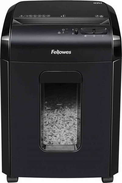 Shkatërrues letre Fellowes Powershred 10M, micro-cut, i zi