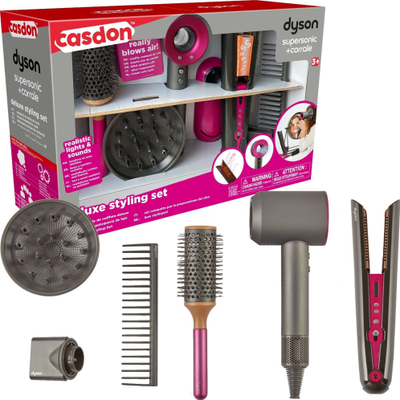 Set lodrash stilimi Dyson Supersonic dhe Corrale Deluxe, me drita dhe tinguj, për fëmijë