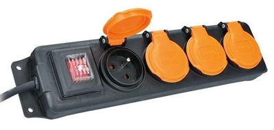 Zgjatues elektrik Solight PP334, 4 priza, 10m, i bardhë