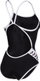 Едноделен костим за капење Arena Icons Super Fly Solid, MaxLife Eco, за жени, црн