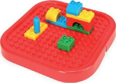 Set blloqe ndërtimi Wader Big Bucket 41340, kovë me mini blloqe, shumëngjyrëshe